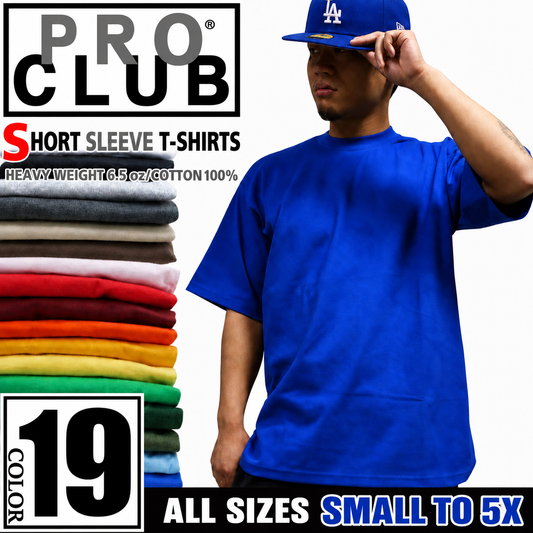 PRO CLUB Heavy Weight Short Sleeve T-shirt