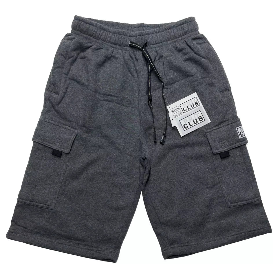 PRO CLUB Fleece Sweat Cargo Shorts