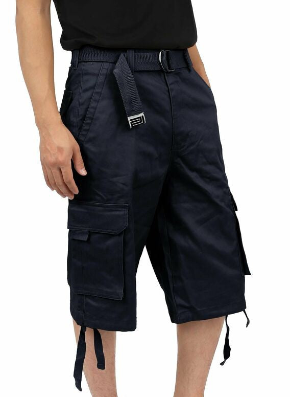 PRO CLUB Twill Cargo Cotton Shorts